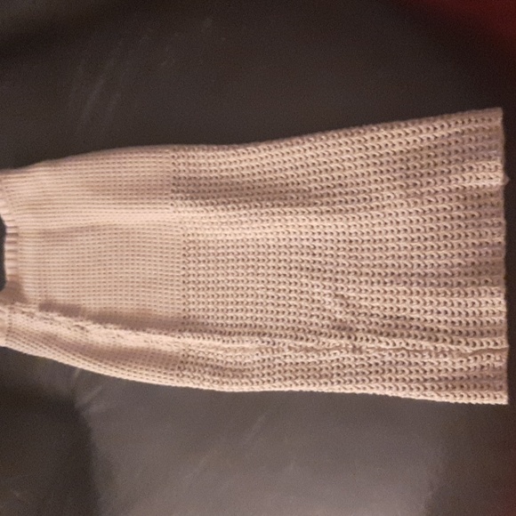 Coterie by ash Crochet Crop Top & Matching Skirt Sand Tan Size Small NWOT - Picture 12 of 15